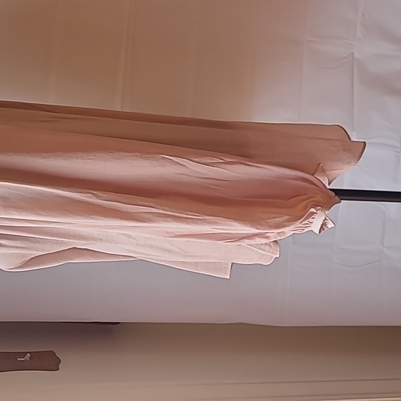 Jennifer Lopez, X small, dusty pink, long sleeve tunic peasant blouse. - Picture 6 of 8